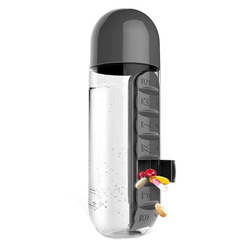 Bottle with Pills Box