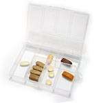 Medium Pills : Pillenschachtel mit 6 Fächern