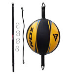 Speed Double End Ball Multi Yellow : Punchingball mit zwei Befestigungen und Seil