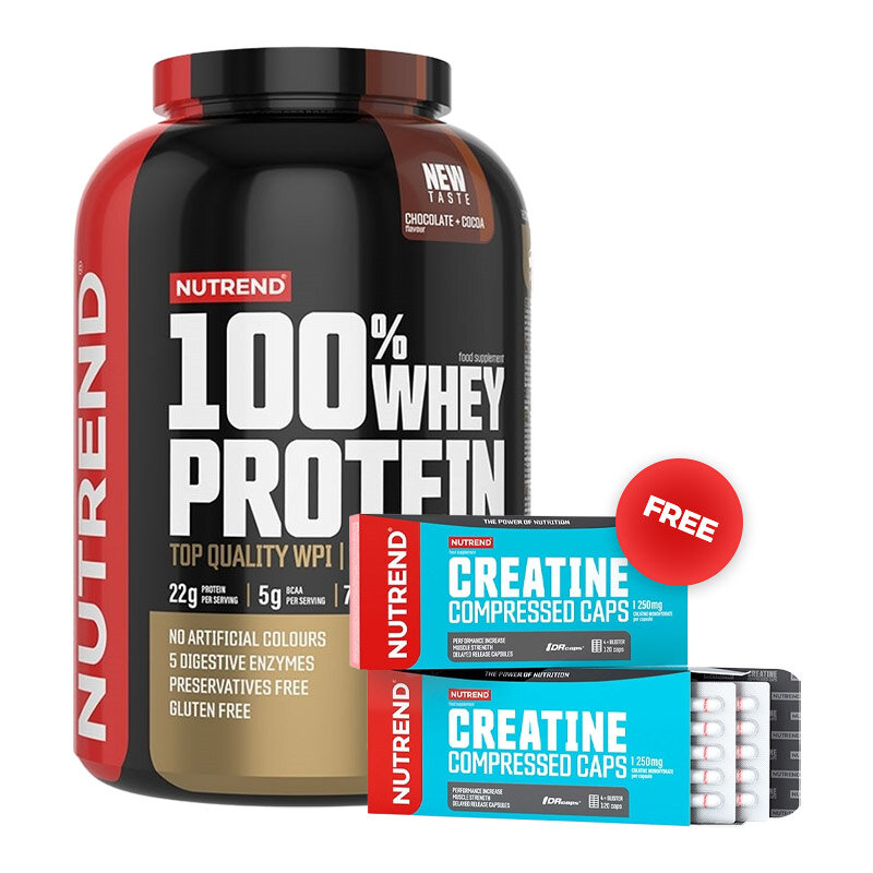 100% Whey Protein Crea Pack